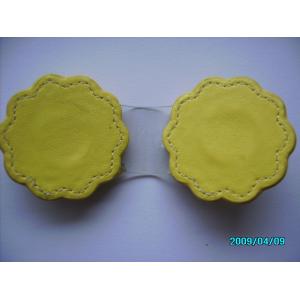 Quality 2012 fashion yellow Personalized Leather Money Clip for sale