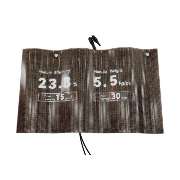 BIPV Solar Roof Tiles with -40-85 Operating Temperature Range and Max. System