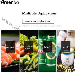 Single Door Commercial Refrigerator Beverage Cooler 350L Multiscene Durable