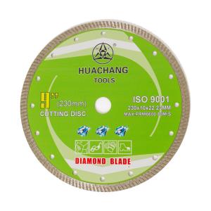 Quality Cold Press 9inch '230×1.8/3.0×10×22.23mm Turbo Diamond Blade For General Purpose , Ceramic , Marble And Concrete for sale