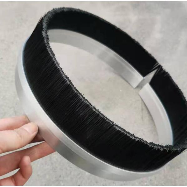 Buy Sealing Brush Ring Circular Industrial Nylon Brush 0.35mm Filament at wholesale prices