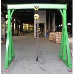 High Strength Single Girder Gantry Crane 5T Q235B Manual Pushing With Hoists