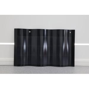 Short-Circuit Voltage 8.62A Home Solar Curve Roof Tile Black BIPV Solar Panel