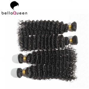 China Full Cuticle Curly Indian Wavy Virgin Hair For No tangling No shedding on sale