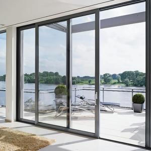 Energy Residential Sliding Door with 1.4mm Aluminum Wall Thickness and Thermal