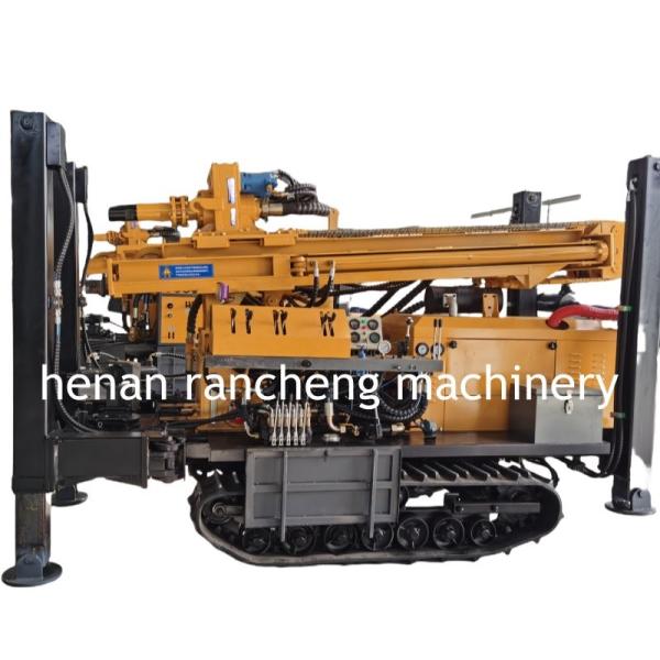 Buy 55KW Power 180m Deep Crawler Mounted Water Well Drilling Rig Machine at wholesale prices