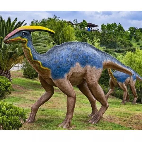 Buy Theme Park  Realistic Animatronic Dinosaur Parasaurolophus With Movement And Sound at wholesale prices