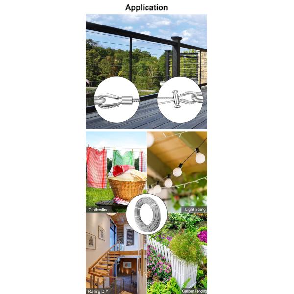 Carbon Steel Grade 5*K19S SFC 8mm Galvanized Steel Wire Rope for Wind Power System 1960MPA Strength and Durable