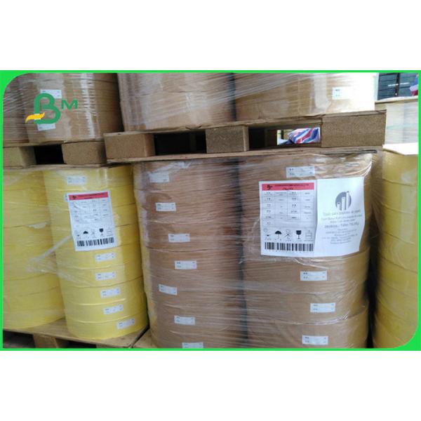 Buy 60gsm 120gsm Food Grade Brown Kraft Paper Roll Making Straw Biodegredable FDA at wholesale prices