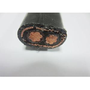 China XLPE Insulation Flat Concentric Cable 600V / 1000V Copper Conductor on sale