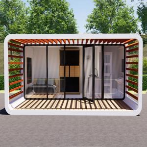 Customized Prefab Modular House 20FT Apple Cabins Heat Resistant