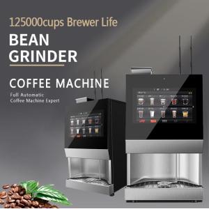 Professional Coffee Vending Machine With Gear Pump Ditting Grinder High Quality