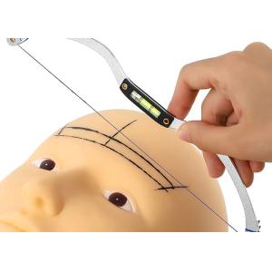 Silver PMU Eyebrow Mapping String Brow Mapping Tools Horizontal Bead Mapping