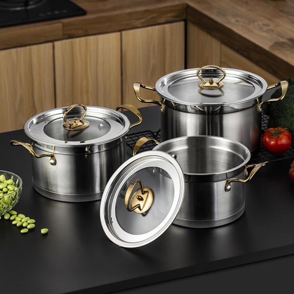 Wholesale Tornado Cookware Sets Multifunctional Cooking Pot Kitchen 6 Piece Soup Pot Set