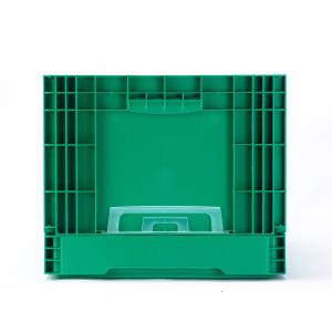 Customized Logo Bule Transportation Box Folding Plastic Collapsible Moving