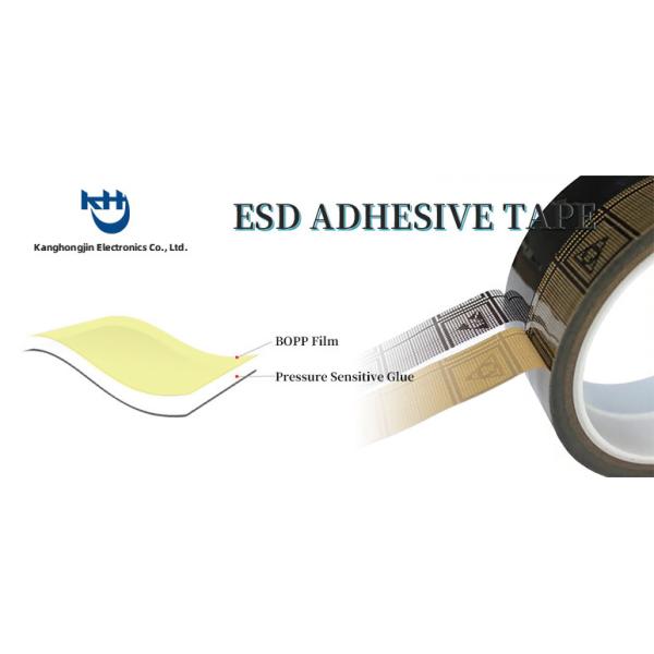 10~50mm X 36m ESD Adhesive Tape For Packing Electronic Products Static Free Tape
