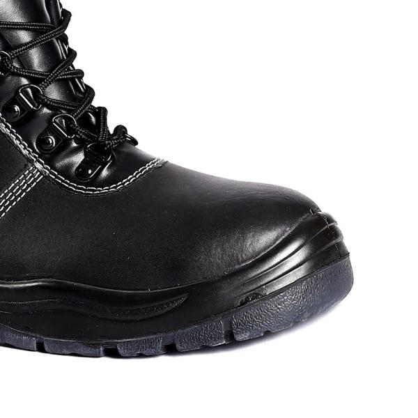 SHENGJIE Best Steel Toe Steel Plate Leather Fleece Lined Comfortable Work Mans Safety Shoes