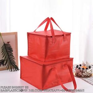 Cake Food Delivery Extra Large Non Woven Insulated Tote Food Bag Cooler Bag