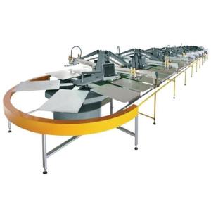 Automatic T-shirt Screen Printing Oval Machine
