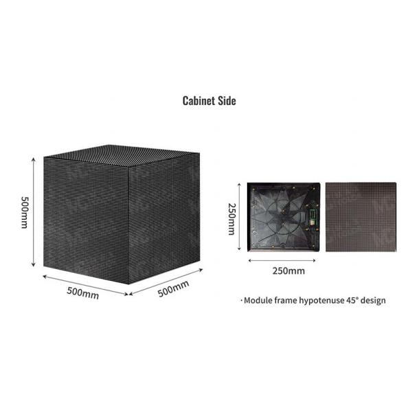 SMD1921 IP65 Magic Cube LED Display With Epistar LED For Shopping Malls