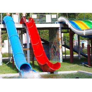 China Water Playground Indoor Water Park Equipment Barrel And Sled Slides 1 Year Warranty on sale