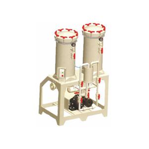 Twin parallel filter tank water filtration systems for photographic 330L / min