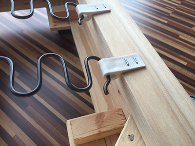 Anti Rust Metal Wire Upholstery Zig Zag Sofa Springs , Furniture Coil Springs