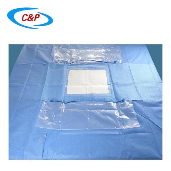 ISO13485 Cardiovascular Drape Disposable Patient Drapes With Pouch