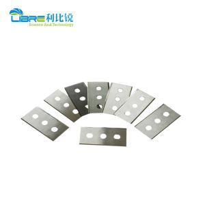 China Three Holes 43×22×0.4mm Film Slitting Blades on sale