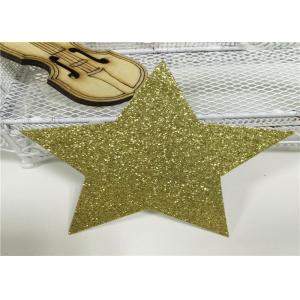 300gsm Glitter Paper Glitter Banner Letters 3" Tall Star For Party Decoration
