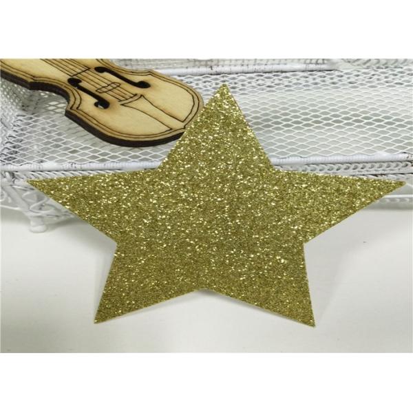 300gsm Glitter Paper Glitter Banner Letters 3" Tall Star For Party Decoration