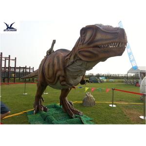 Full Size Luminous Giant Dinosaur Statue Models Obotic Equipment / T Rex Lawn