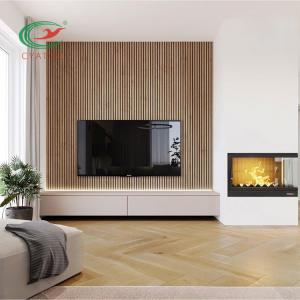 2400X600mm Wood Acoustic Oak Panels Moistureproof Multipurpose