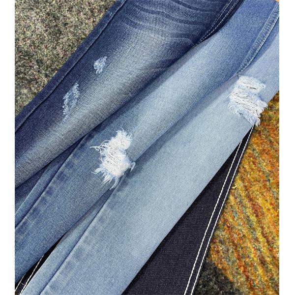 68%Cotton 10X7 Rigid Cotton Denim Fabric For Boyfriend Pants Or Lady Jeans