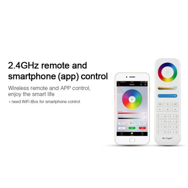 Milight Wifi IP65 Waterproof 15W RGB+CCT LED Downlight 2.4G RGB and CCT adjustable 3000k to 6000k LED Ceiling light