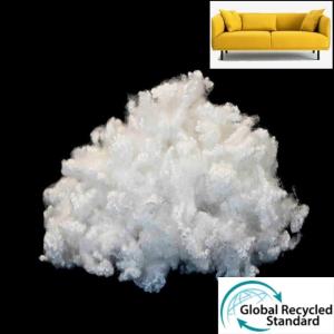 Buy cheap 7D Hollow Siliconized Polyester Fibre 72mm Spiral Curl OEKO TEX from wholesalers