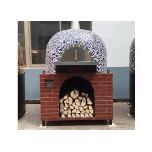 Eco-friendly Italy Pizza Oven Gas Heating Natural Lava Rock Napoli Style