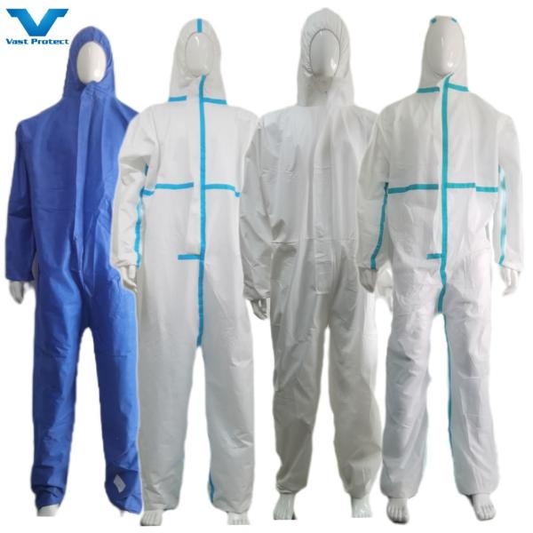 CE Eutype5&6 En14126 Waterproof SMS Nonwoven Coverall Disposable