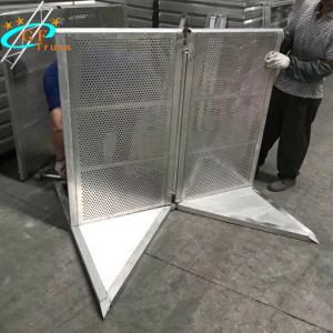 Outdoor Aluminum Stage Crowd Control Barrier For Performance
