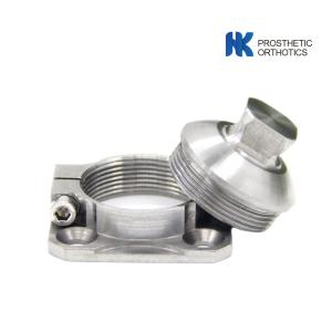 Stainless Steel Lower Limb Prosthetic Components , Pyramid Socket Adapter