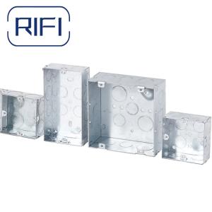 Durable GI Conduit Fittings Gi Switch Box 72mm *72 Mm*47 Mm Versatile For Indoor