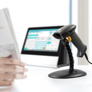 Black Stylish Design Automatic Sensing USB Laser Barcode Scanner