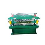 Double Layers Color Steel Roll Forming Machine Green For Wall Panel