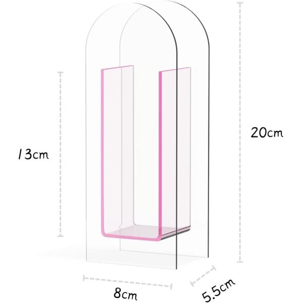 U Shape Plexiglass Acrylic Floral Stands , Acrylic Centrepiece Stand Custom Thickness