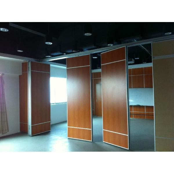 Top Hanging System Aluminium Sliding Track Foldable Wall Moving Office Partition