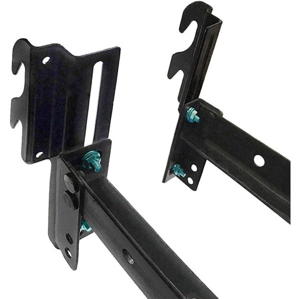 Buy Customized Size Heavy Duty Steel Hook on Bed Rails Brackets Bed Hook Adapter Kit Bracket at wholesale prices