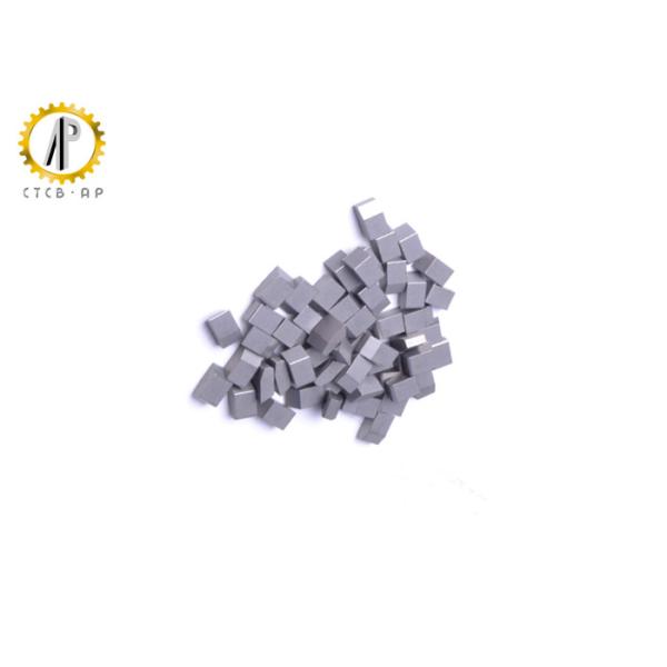 Buy High Rigidity YG15 Tungsten Carbide Saw Tips For Carbide Tip Wood Turning Tools at wholesale prices