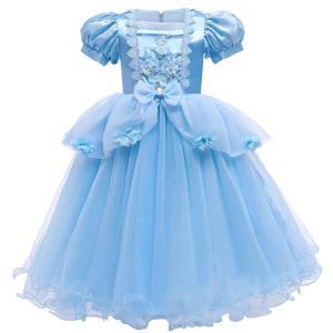 China Girls Princess Dress Girls Lace Evening Dress Summer Children'S Clothing on sale