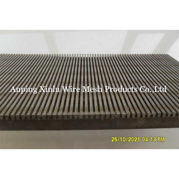 Flat Johnson Wedge Wire Continuous Slot Screen Panel for washing coal filter