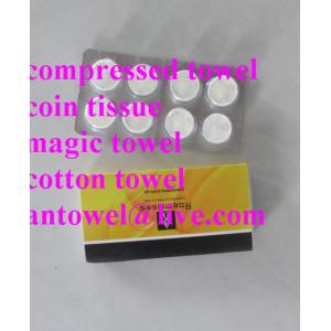 Quality hot sale maic compressed coin tissue for cleaning for sale